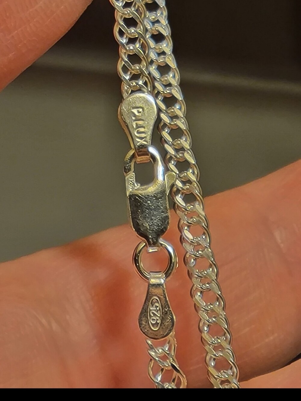 24" - 3.5mm Rombo Link Chain Necklace - 925 Sterling Silver Italian Italy Silver